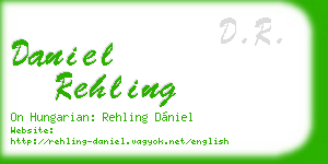 daniel rehling business card